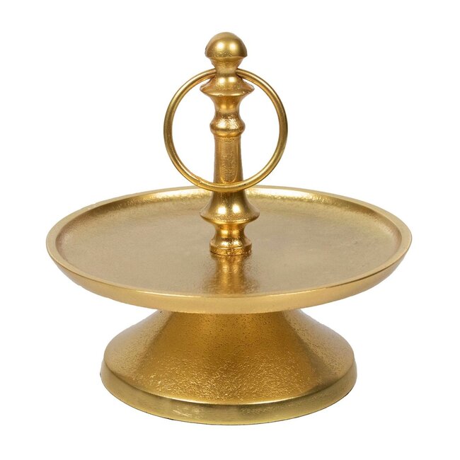 Mars & More keuken etagère goud rond 1 laag 20cm