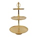 Mars & More keuken etagère goud rond 3 lagen 55cm