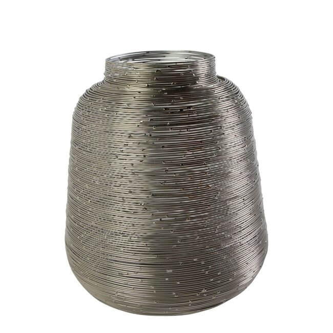 Mars & More Lantaarn Ijzer kira zilver h20 d18cm