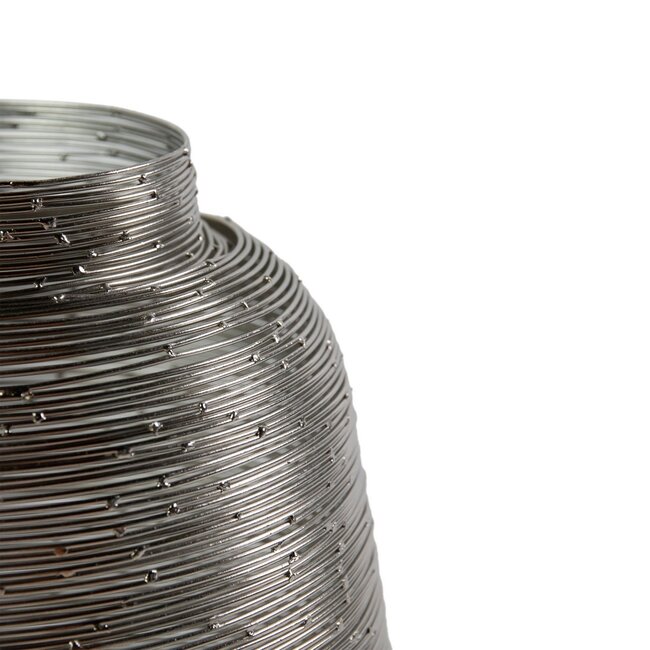 Mars & More Lantaarn Ijzer kira zilver h20 d18cm