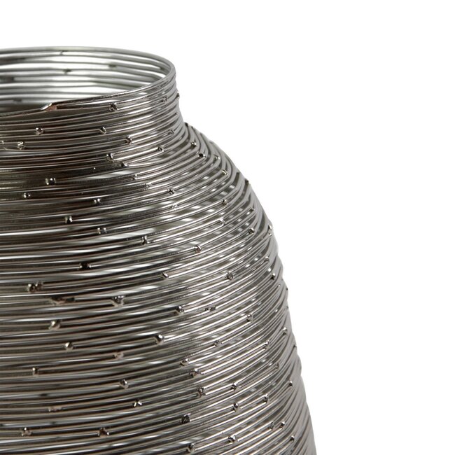 Mars & More Lantaarn Ijzer kira zilver h25 d20cm