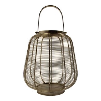 Mars & More Lantaarn met hendel goud h30 d27