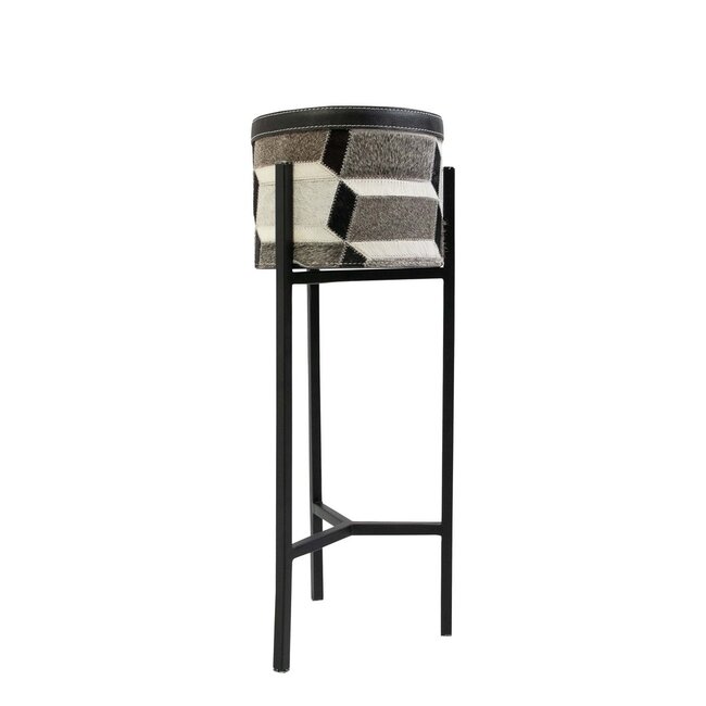 Mars & More Bloempot op standaard illusion multikleur h55 h67 h80 (set van 3) (bos taurus taurus)