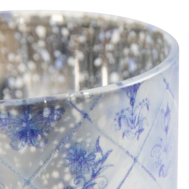 Mars & More Theelichthouder Delfts blauw klein 8 cm