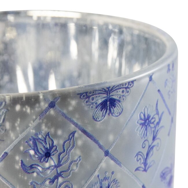 Mars & More Theelichthouder Delfts blauw large 18cm