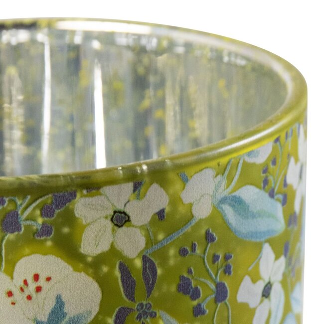 Mars & More Theelichthouder Marie bloemen large 18cm