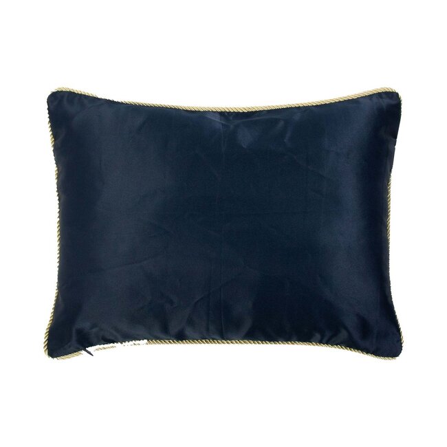 Mars & More kussen satijn navy 35x45cm
