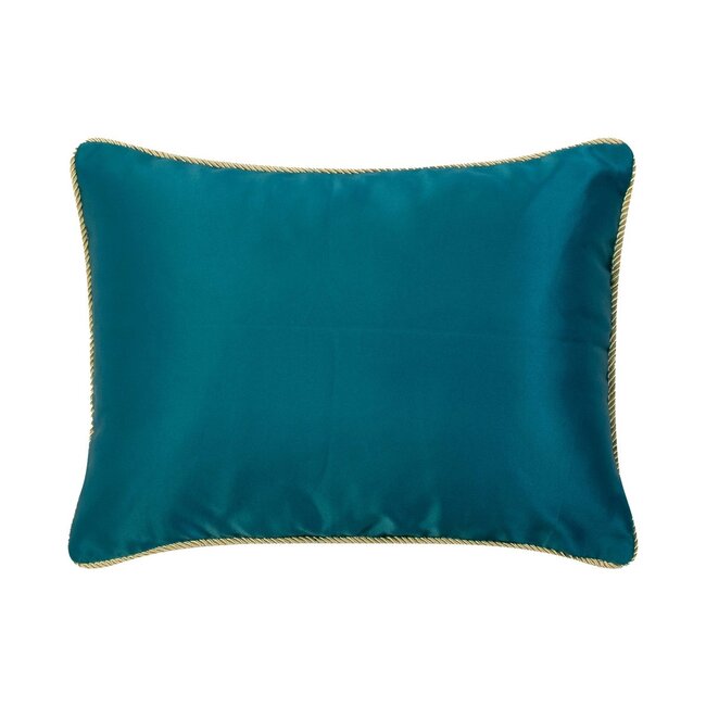 Mars & More kussen satijn petrol 35x45cm