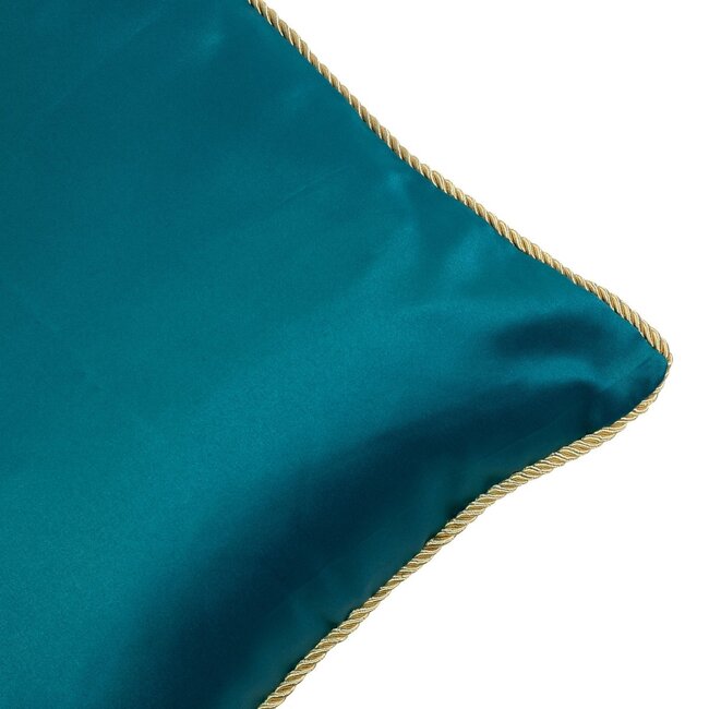 Mars & More kussen satijn petrol 35x45cm