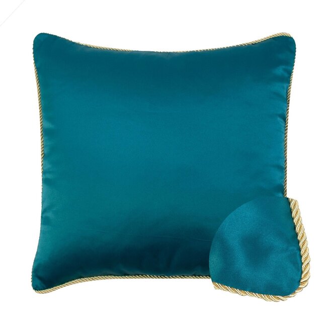 Mars & More kussen satijn petrol 45x45cm