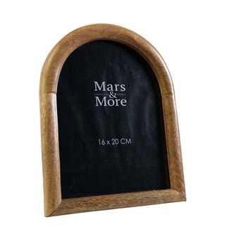 Mars & More fotolijst mango hout boog 15x20cm