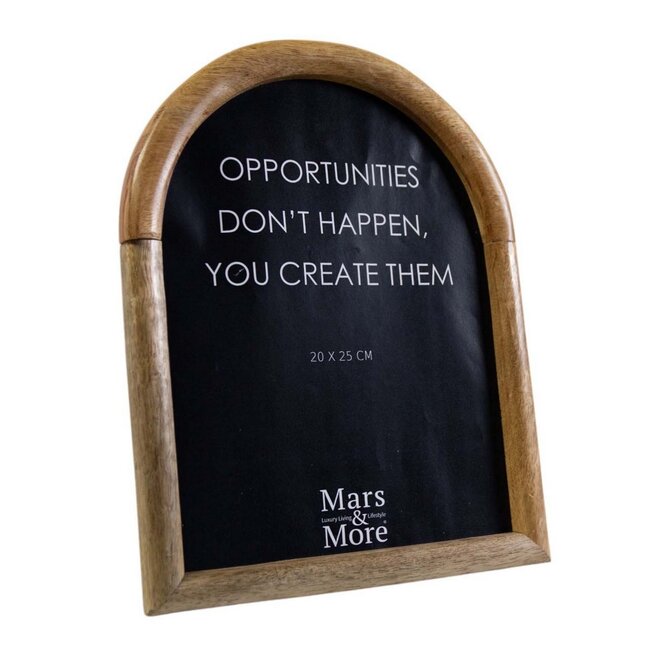 Mars & More fotolijst mango hout boog 20x25cm