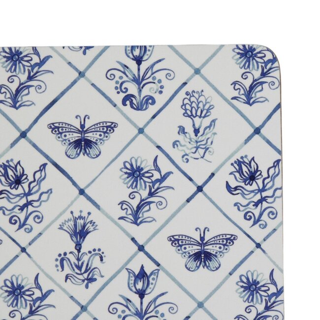 Mars & More Placemat Delfts blauw 30x40cm (set van 4)