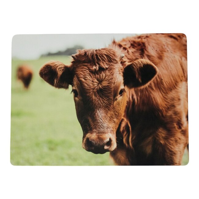 Mars & More Placemat Zwitserse Koe in de wei 30x40cm (set van 4)
