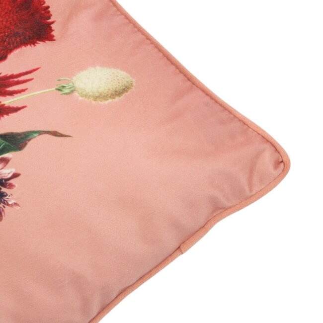 Mars & More Kussen Bloemen roze 45x45cm