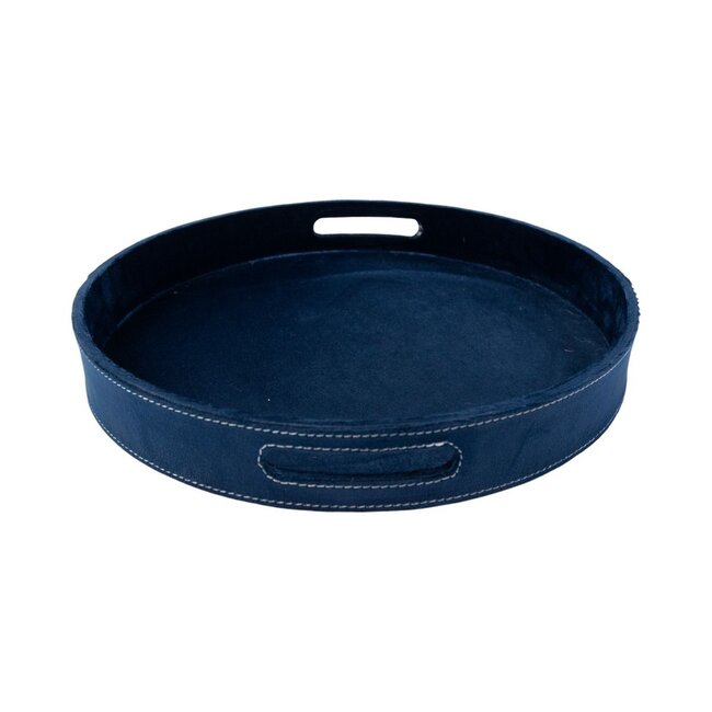 Mars & More Dienbladen round donkerblauw dia 30, 38, 45 cm (set of 3)