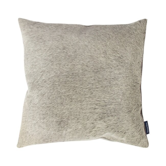 Mars & More kussen koe uni grijs 45x45cm