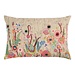 Mars & More Kussen geborduurd met wilde bloemen kleurrijke mix 40x60cm