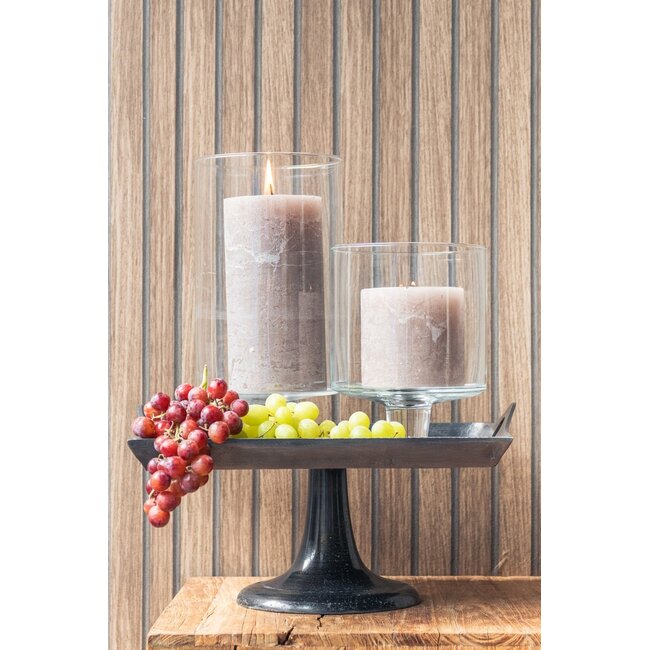 Mars & More Dienblad op voet brass h20 34,5x34,5