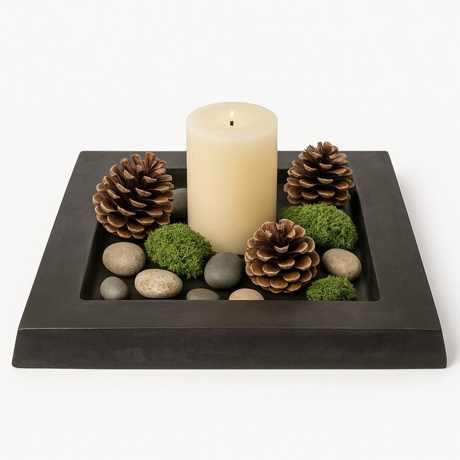 Mars & More Dienblad vierkant brass h7 53, 5x53,5