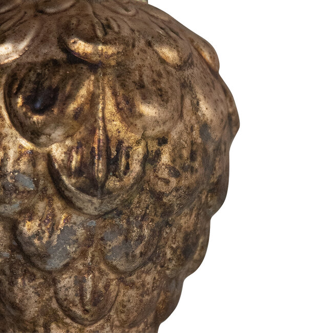 Mars & More decoratie dennenappel antiek bruin 8cm