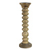 Mars & More kandelaar mango hout ribbel h40 dia 12,5cm