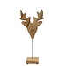 Mars & More staand hert mango hout h33,5 d14,5x8cm