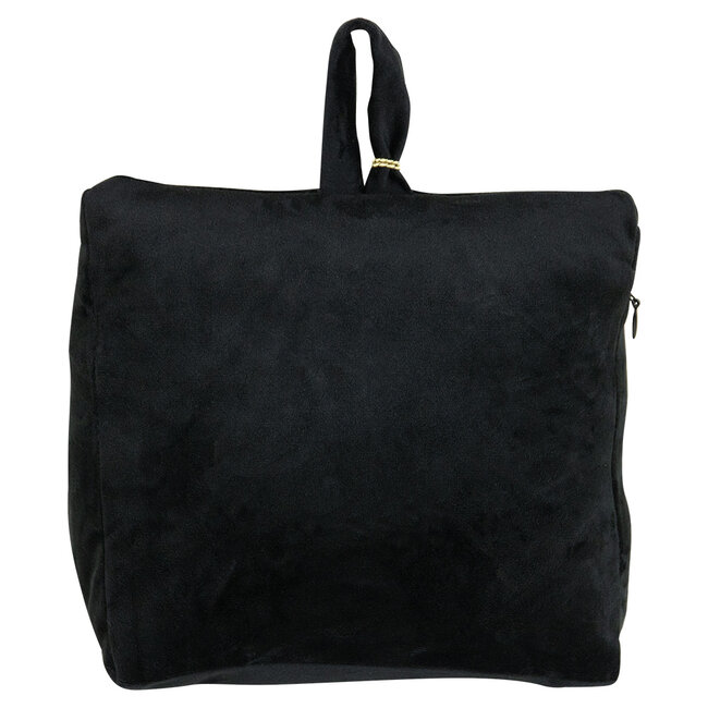 Mars & More deurstopper fluweel zwart 18cm