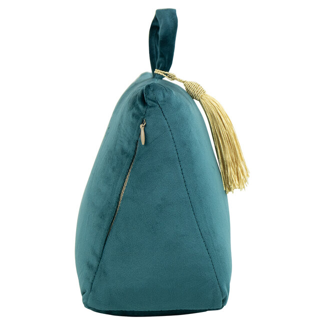 Mars & More deurstopper fluweel petrol 18cm