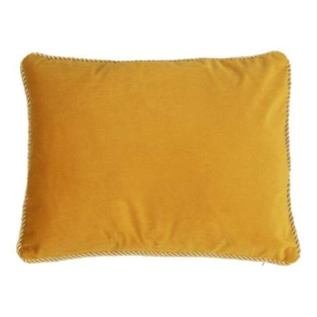 Mars & More half kussen fluweel goud honing 35x45cm