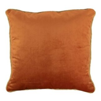 Mars & More kussen fluweel goud oranje 45x45cm