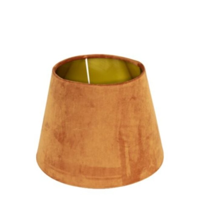 Mars & More lampenkap fluweel oranje dia 25cm