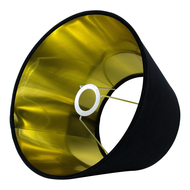 Mars & More lampenkap fluweel zwart dia 30cm