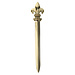 Mars & More vintage koper briefopener fleur de lis 24cm*