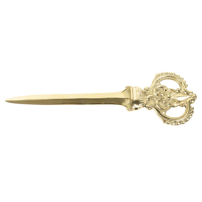 Mars & More vintage koper briefopener kroon 24cm*