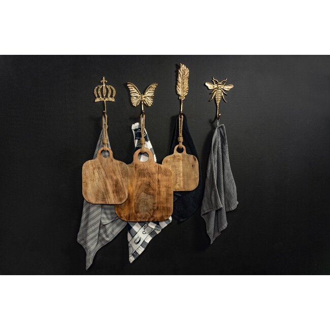 Mars & More vintage koper haak kroon 20cm*