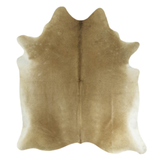 Mars & More vloerkleed koe licht beige effen 250cm