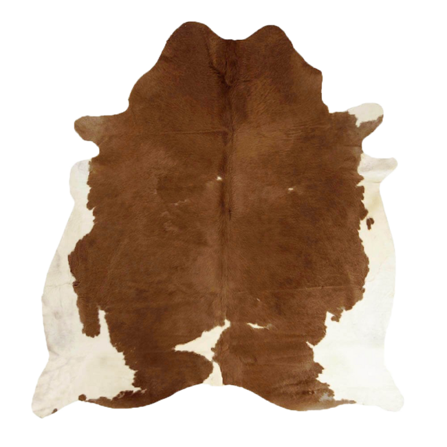 Mars & More vloerkleed koe bruin/wit 250cm