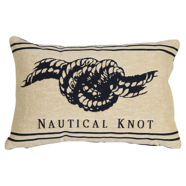 Mars & More gobelin kussen navy nautical knot 30x45cm*