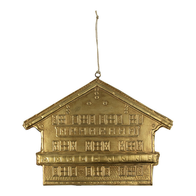 Mars & More hanger ijzer chalet b goud 23cm