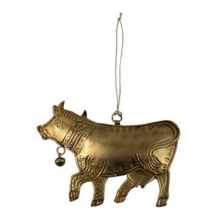 Mars & More hanger ijzer koe goud 16cm