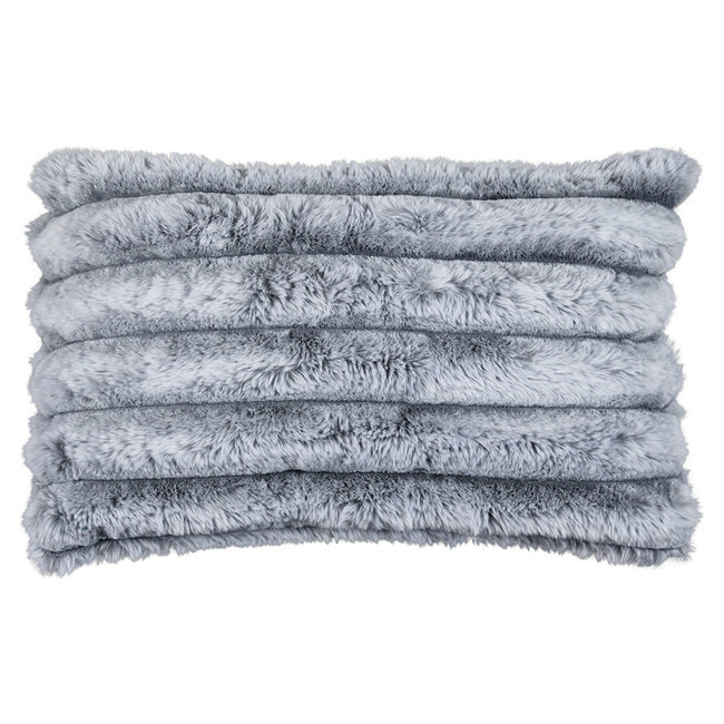 Mars & More half kussen konijn rib grijs 30x50cm*