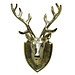 Mars & More wanddecoratie hert champagne goud