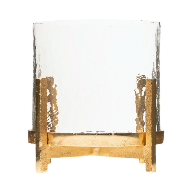 Mars & More windlicht op pootjes champagne goud large