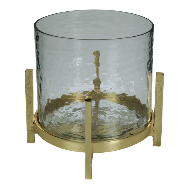 Mars & More windlicht op pootjes champagne goud large