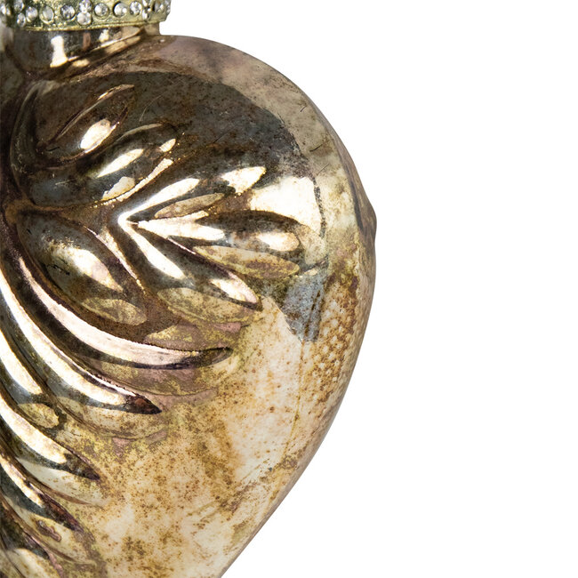 Mars & More decoratie hart goud 15cm