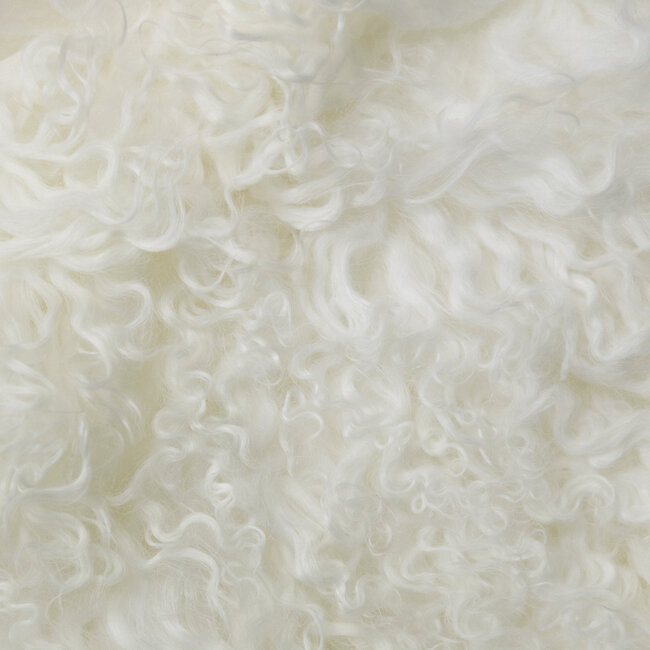 Mars & More schapenvacht krulhaar wit 100cm