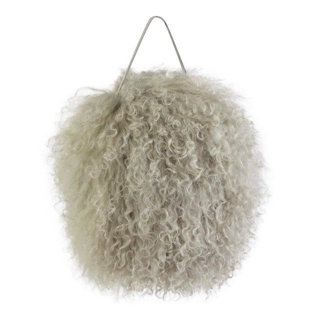 Mars & More deurstopper schaap krulhaar grijs 15cm