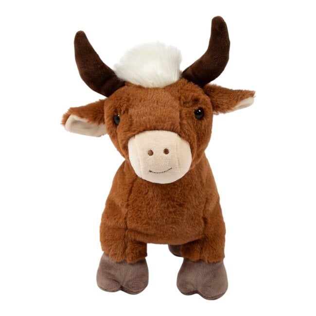 Mars & More Knuffel Koe bruin Garry groot 33cm