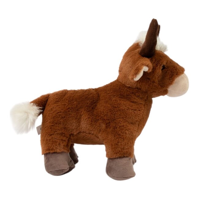 Mars & More Knuffel Koe bruin Garry groot 33cm